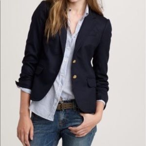 J Crew Navy Schoolboy Blazer